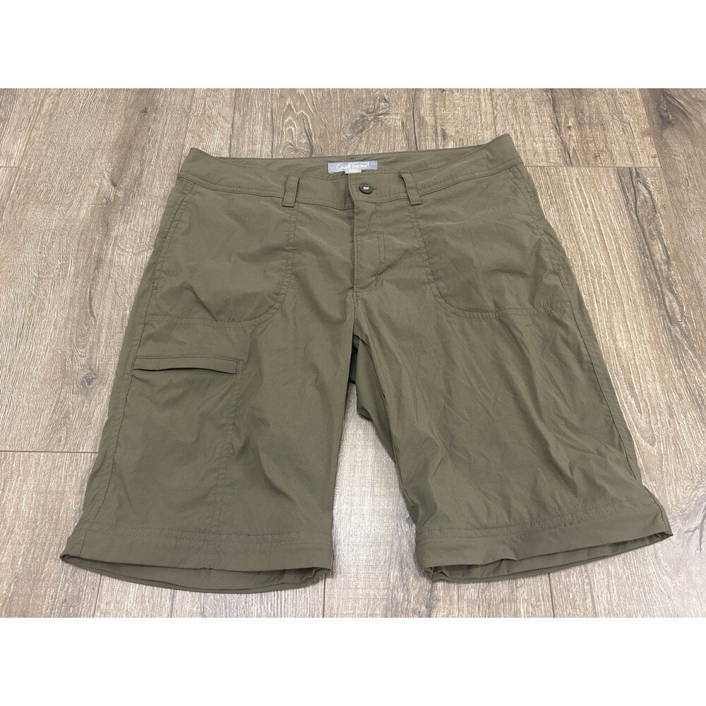 GANDER MOUNTAIN Guide Series Womens Size 6 Khaki Shorts 9" Inseam